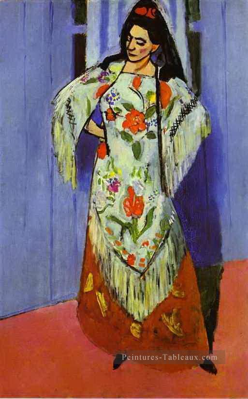 Manille Shawl 1911 fauvisme abstrait Henri Matisse Peintures à l'huile